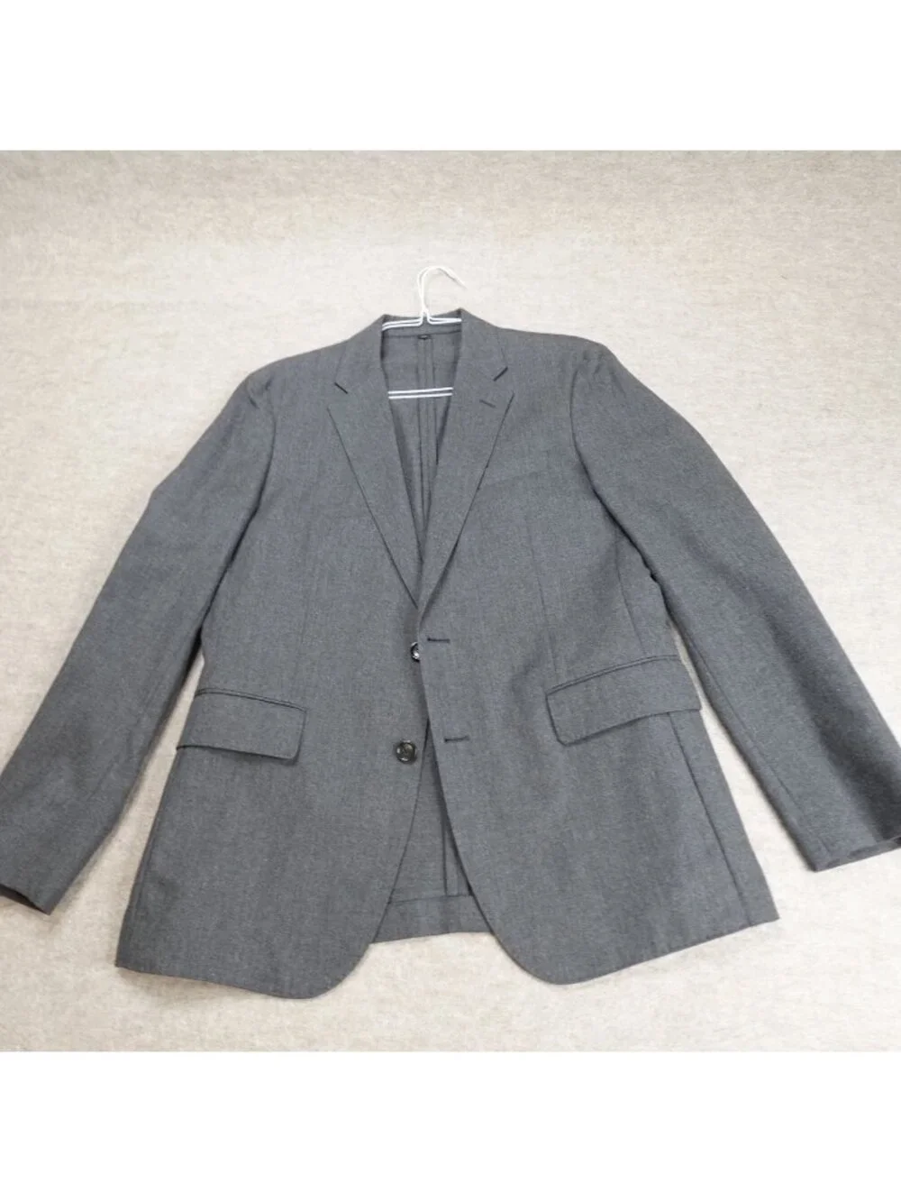 J.Crew Jacket 40R Gray Moon Fabric Unlined Unstructured Slim